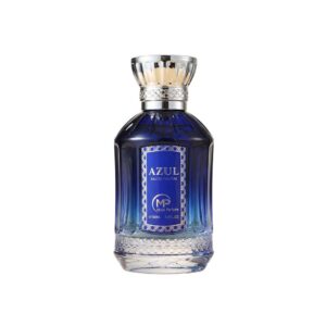 Frasco azul de Azul de Mast, Eau de Parfum cítrico aromático acuático de bergamota y pomelo, 100 ml